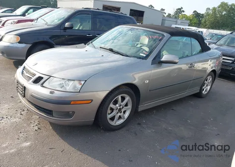 2007 Saab 9-3 2.0T z USA, uszkodzony, nr VIN YS3FD79Y076105413